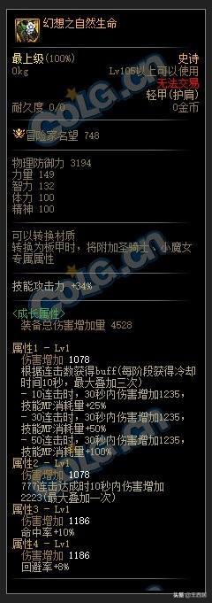 DNF110级装备搭配指南，聚焦特定技能强化-图12